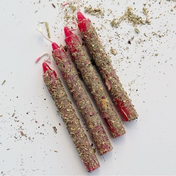 Love and Romance Dressed Chime Spell Candles​ - Picture 1 of 3